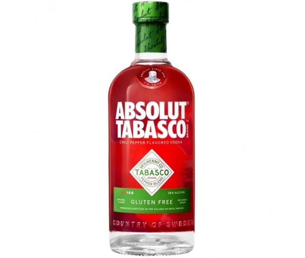 VODKA ABSOLUT TABASCO 0.70 L.